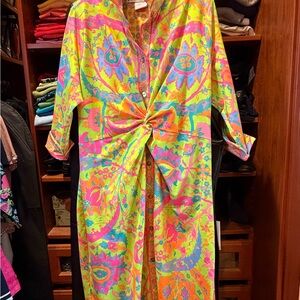 Vibrant Gretchen Scott Twist and Shout Women’s Dress